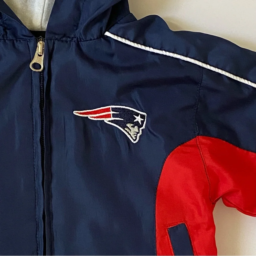 New England Patriots Jacket Size 2T Reebok 24 Months Lined Full Zip Football EUC